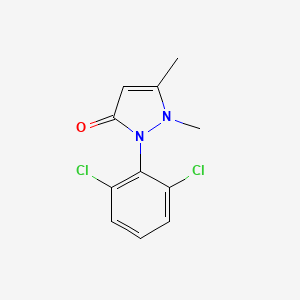 2-(2,6-Dichlorophenyl)-1,5-dimethyl-1H-pyrazol-3(2H)-one