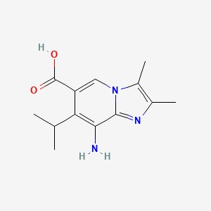 Isopropyl 8-amino-2,3-dimethylimidazolo[1,2-a]pyridine-6-carboxylic acid