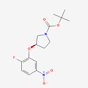 (R)-tert-Butyl 3-(2-fluoro-5-nitrophenoxy)pyrrolidine-1-carboxylate