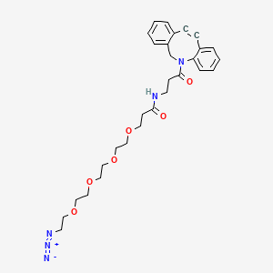 molecular formula C29H35N5O6 B14036363 Dbco-(CH2)2-NH-peg4-CH2CH2N3 