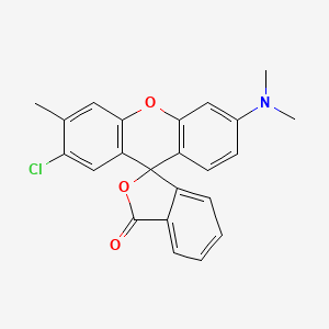 molecular formula C23H18ClNO3 B14036369 2-Chloro-6-(diethylamino)-3-methylfluoran CAS No. 21121-61-9