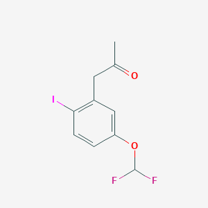 1-(5-(Difluoromethoxy)-2-iodophenyl)propan-2-one