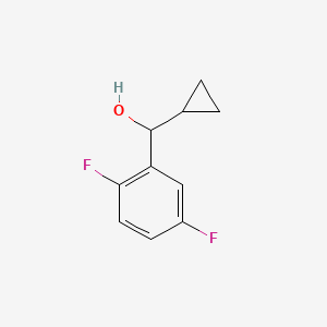 molecular formula C10H10F2O B14036481 Cyclopropyl(2,5-difluorophenyl)methanol 