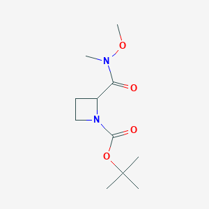 Tert-butyl 2-{[methoxy(methyl)amino]carbonyl}-1-azetanecarboxylate