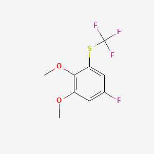 1,2-Dimethoxy-5-fluoro-3-(trifluoromethylthio)benzene