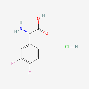 (S)-2-Amino-2-(3,4-difluorophenyl)acetic acid hydrochloride