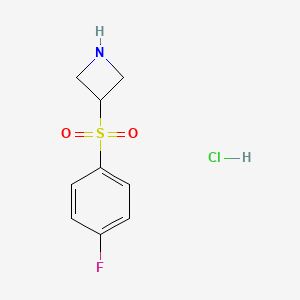 B1403661 3-[(4-Fluorophenyl)sulfonyl]azetidine hydrochloride CAS No. 1820706-39-5