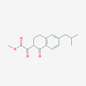 Methyl 2-(6-isobutyl-1-oxo-1,2,3,4-tetrahydronaphthalen-2-yl)-2-oxoacetate