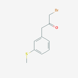 1-Bromo-3-(3-(methylthio)phenyl)propan-2-one