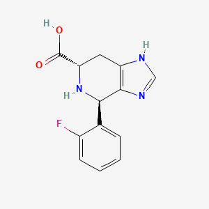 (4R,6S)-4-(2-Fluorophenyl)-4,5,6,7-tetrahydro-3H-imidazo[4,5-C]pyridine-6-carboxylic acid