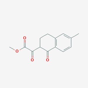 Methyl 2-(6-methyl-1-oxo-1,2,3,4-tetrahydronaphthalen-2-yl)-2-oxoacetate