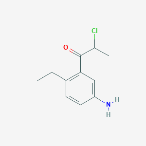 1-(5-Amino-2-ethylphenyl)-2-chloropropan-1-one