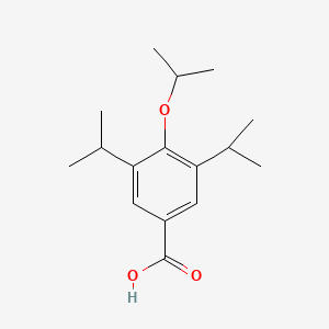 molecular formula C16H24O3 B14036746 4-Isopropoxy-3,5-diisopropylbenzoic acid 