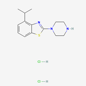 B1403676 4-Isopropyl-2-piperazin-1-yl-1,3-benzothiazole dihydrochloride CAS No. 1864073-93-7