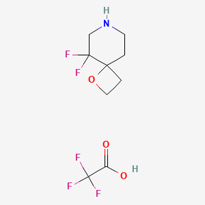 5,5-Difluoro-1-oxa-7-azaspiro[3.5]nonane 2,2,2-trifluoroacetate