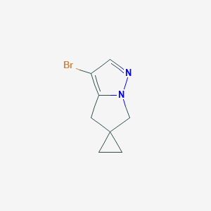 3'-Bromo-4',6'-dihydrospiro[cyclopropane-1,5'-pyrrolo[1,2-b]pyrazole]