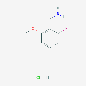 B1403681 (2-Fluoro-6-methoxyphenyl)methanamine hydrochloride CAS No. 1214366-31-0