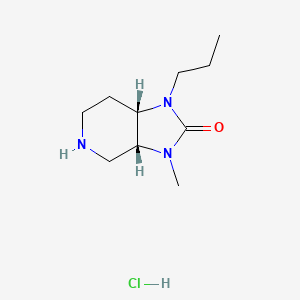 (3AR,7AS)-3-Methyl-1-propylhexahydro-1H-imidazo[4,5-C]pyridin-2(3H)-one hcl