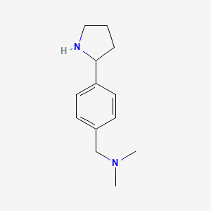 Dimethyl-(4-pyrrolidin-2-yl-benzyl)-amine