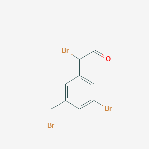 1-Bromo-1-(3-bromo-5-(bromomethyl)phenyl)propan-2-one