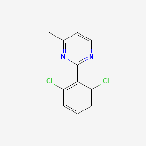 2-(2,6-Dichlorophenyl)-4-methylpyrimidine