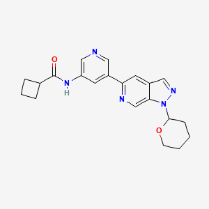 N-(5-(1-(Tetrahydro-2H-pyran-2-yl)-1h-pyrazolo[3,4-c]pyridin-5-yl)pyridin-3-yl)cyclobutanecarboxamide