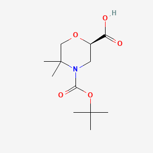 (R)-4-(tert-Butoxycarbonyl)-5,5-dimethylmorpholine-2-carboxylic acid