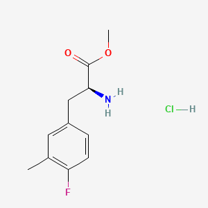 Methyl (2S)-2-amino-3-(4-fluoro-3-methylphenyl)propanoate hydrochloride