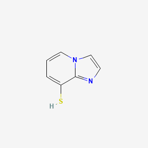 molecular formula C7H6N2S B14036991 Imidazo[1,2-a]pyridine-8-thiol 