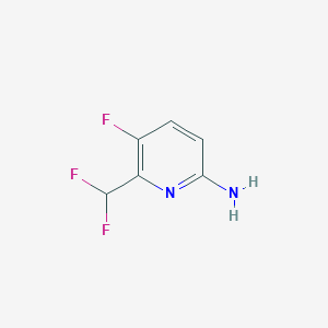 2-Pyridinamine, 6-(difluoromethyl)-5-fluoro-