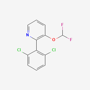 2-(2,6-Dichlorophenyl)-3-(difluoromethoxy)pyridine