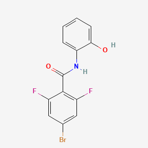 4-bromo-2,6-difluoro-N-(2-hydroxyphenyl)benzamide