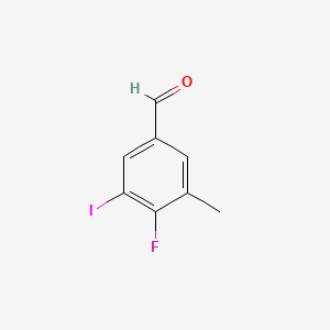 4-Fluoro-3-iodo-5-methylbenzaldehyde