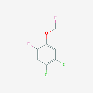 1,2-Dichloro-4-fluoro-5-(fluoromethoxy)benzene