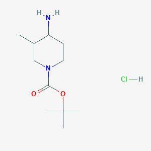 cis-tert-Butyl 4-amino-3-methylpiperidine-1-carboxylate hydrochloride