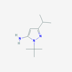 1-(Tert-butyl)-3-isopropyl-1H-pyrazol-5-amine