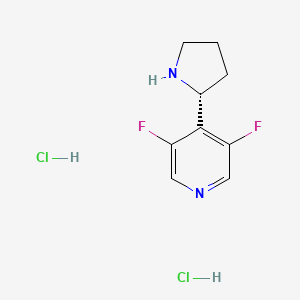 (R)-3,5-difluoro-4-(pyrrolidin-2-yl)pyridine dihydrochloride