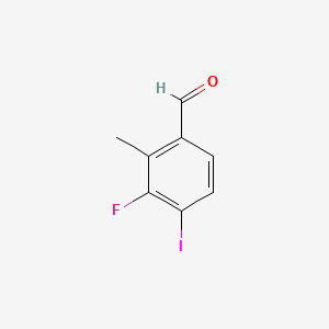 3-Fluoro-4-iodo-2-methylbenzaldehyde