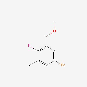 5-Bromo-2-fluoro-1-(methoxymethyl)-3-methylbenzene