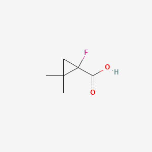 1-Fluoro-2,2-dimethylcyclopropane-1-carboxylic acid