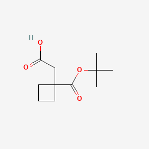 2-(1-(Tert-butoxycarbonyl)cyclobutyl)acetic acid