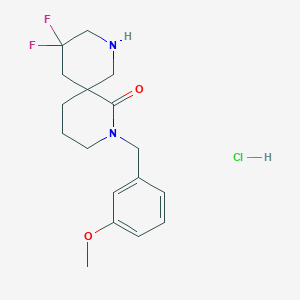 10,10-Difluoro-2-(3-methoxybenzyl)-2,8-diazaspiro[5.5]undecan-1-one hydrochloride