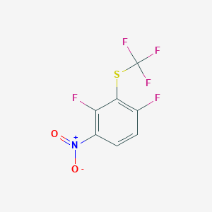 1,3-Difluoro-4-nitro-2-(trifluoromethylthio)benzene