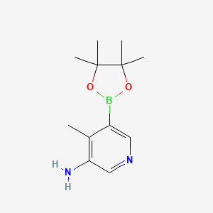 molecular formula C12H19BN2O2 B14037166 (5-Amino-4-methylpyridin-3-YL)boronic acid pinacol ester 