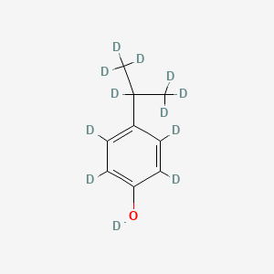 molecular formula C9H12O B14037224 4-iso-Propylphenol-d12 