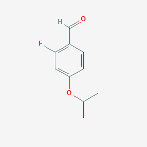 B1403723 2-Fluoro-4-isopropoxybenzaldehyde CAS No. 1242070-92-3