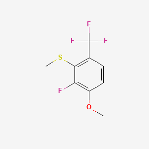 (2-Fluoro-3-methoxy-6-(trifluoromethyl)phenyl)(methyl)sulfane