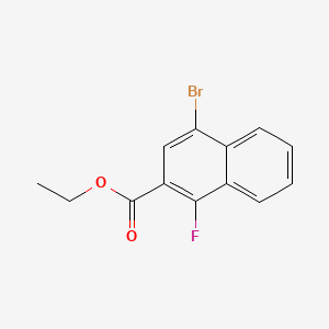 Ethyl 4-bromo-1-fluoro-2-naphthoate