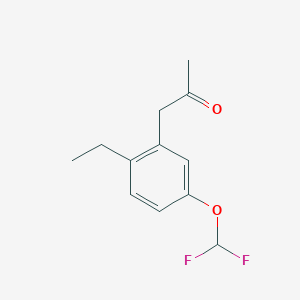 1-(5-(Difluoromethoxy)-2-ethylphenyl)propan-2-one