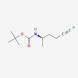 Tert-butyl (R)-hex-5-YN-2-ylcarbamate